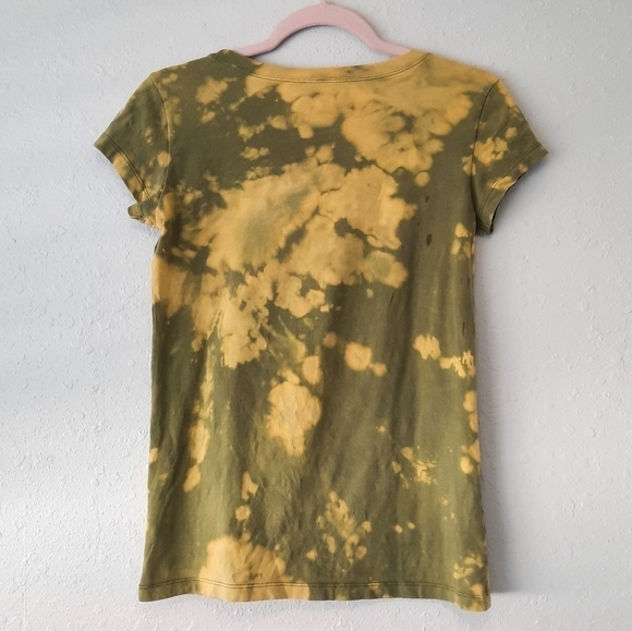 Life is Good Green Custom Dyed Top S - Picture 2 of 5